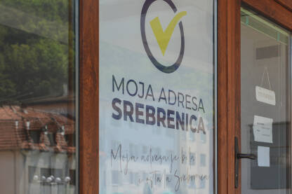 Kancelarija Moja adresa Srebrenica Kancelarija Udruženja Moja adresa Srebrenica za registraciju birača.