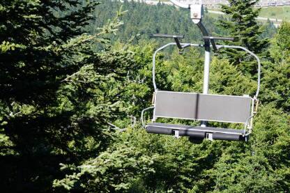 Žičara Bjelašnica Pogled sa žičare na Bjelašnici.