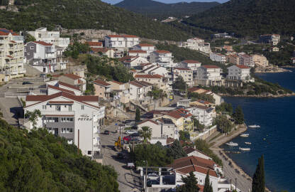 Neum Neum. Pogled na Neum. More. BH. primorje