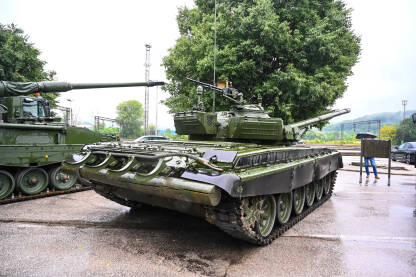 Borbeni tenk M 84. Vojno naoružanje i oprema. Tenk M 84 Hrvatske vojske.
