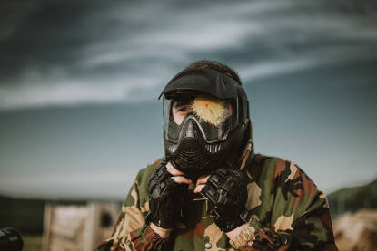 Paintball Paintbal igrac.
