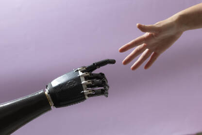 Muškarac sa protetičkom rukom. Prijateljstvo osoba sa  i bez invaliditeta.

Fotografija besplatna za ilustrovanje medijskih sadržaja o OSI, svako drugo korištenje je zabranjeno.

Autor: Amel Uzunović