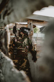 Paintball Paintball igrac.