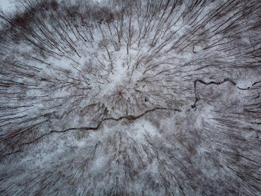 DJI_0065 Dron fotografija, zimska idila
