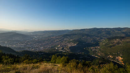 Pogled sa Trebevića