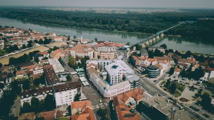 Brčko iz zraka Grad Brčko iz zraka