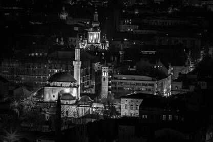 Sarajevo Crno-bijela fotografija Sarajeva