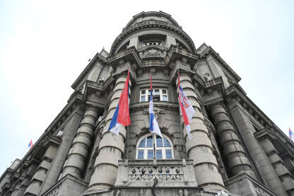 Beograd: Zgrada Vlade Republike Srbije. Beograd: Zgrada Vlade Republike Srbije. Sjedište Vlade Srbije i kancelarija premijera. Kabinet ministara.