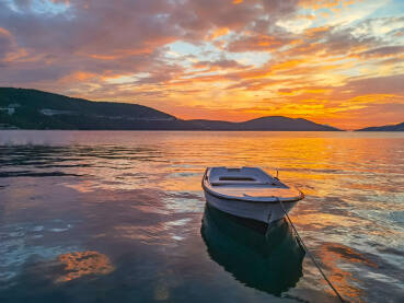 Zalazak sunca u Neumu.