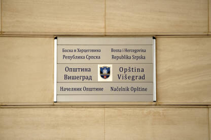Tabla načelnik Opštine Višegrad Tabla načelnik Opštine Višegrad