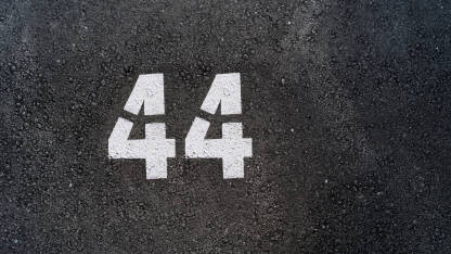 Broj 44 Broj 44 na asfaltu