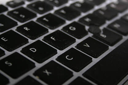 Tastatura Makro fotografija tastature